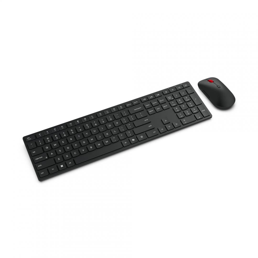 Kombo tastierë dhe mi Lenovo Wireless Multi-Mode Pro 6000, US English, me marrës USB, i zi