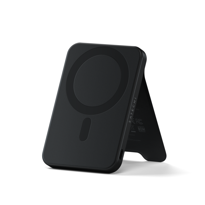 Satechi Qi2 5K Magnetic Power Bank with Stand, Black