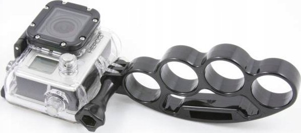 Mbajtëse dore për gisht XREC, për GoPro SJCAM Xiaomi DJI Insta360, e zezë