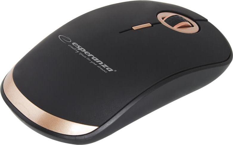 Maus Esperanza Acrux, wireless, USB, i zi dhe i artë