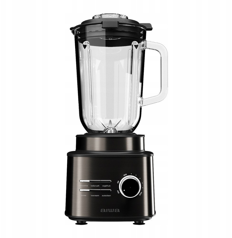 Blender tavoline Aiwa Saberu 2500 ATB-2500, 2500W, enë xhami 1.5L, i zi
