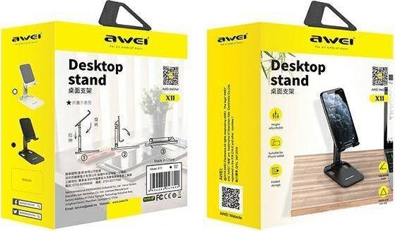 Mbajtëse telefoni/tableti Awei, e zezë