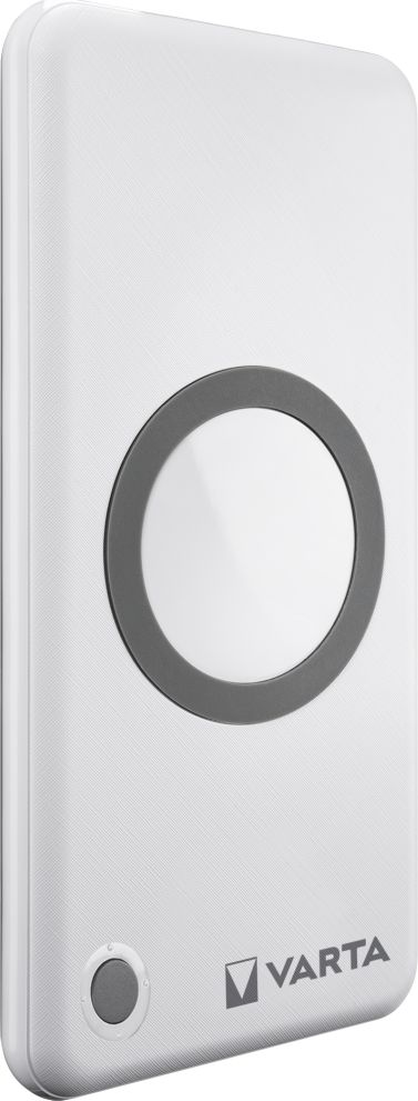 Powerbank Varta Wireless, 10000mAh, Qi, e bardhë