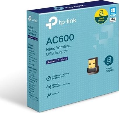 Kartelë Wi-Fi TP-LINK Archer T2U Nano USB 2.0