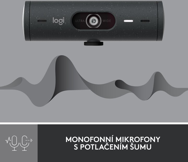 [OUTLET] Ueb kamerë Logitech Brio 500, gri
