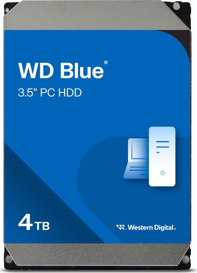 Disk HDD WD Blue, 4TB, 3.5" SATA III
