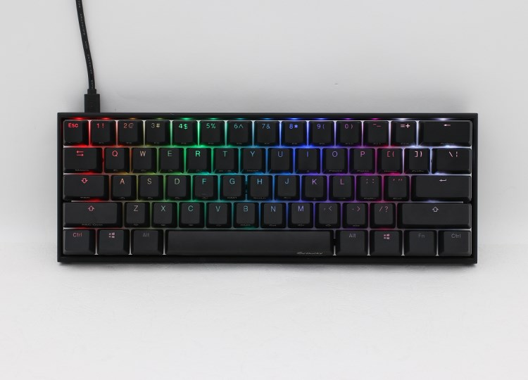 Tastierë lojërash Ducky Mecha Mini, MX-Speed-Silver, e zezë