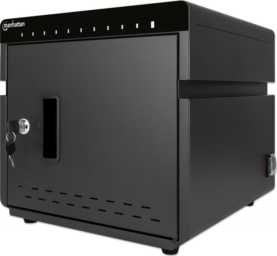 Stacion karikimi Manhattan 715942, 10x USB C, 3A, metalik