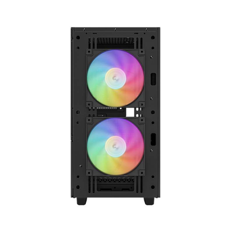 Kasa kompjuteri Deepcool CH360 Digital ARGB, ATX, xham i temperuar, e zezë
