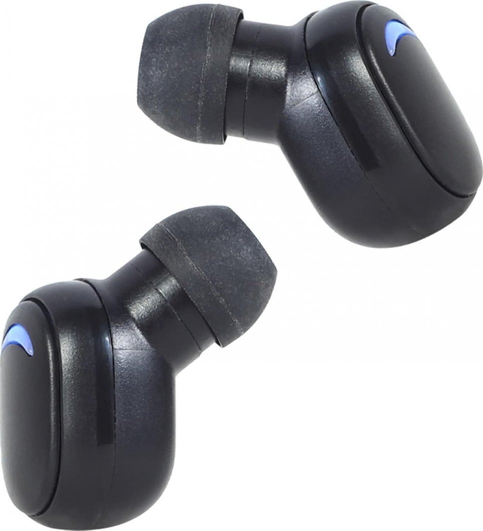 Kufje Gembird TWS-LED-01, Bluetooth, të zeza