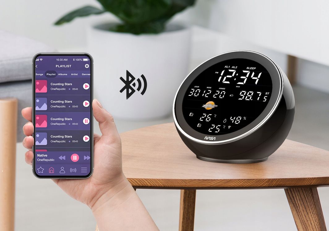 Stacion moti NASA Weather Station WSP1500, e zezë