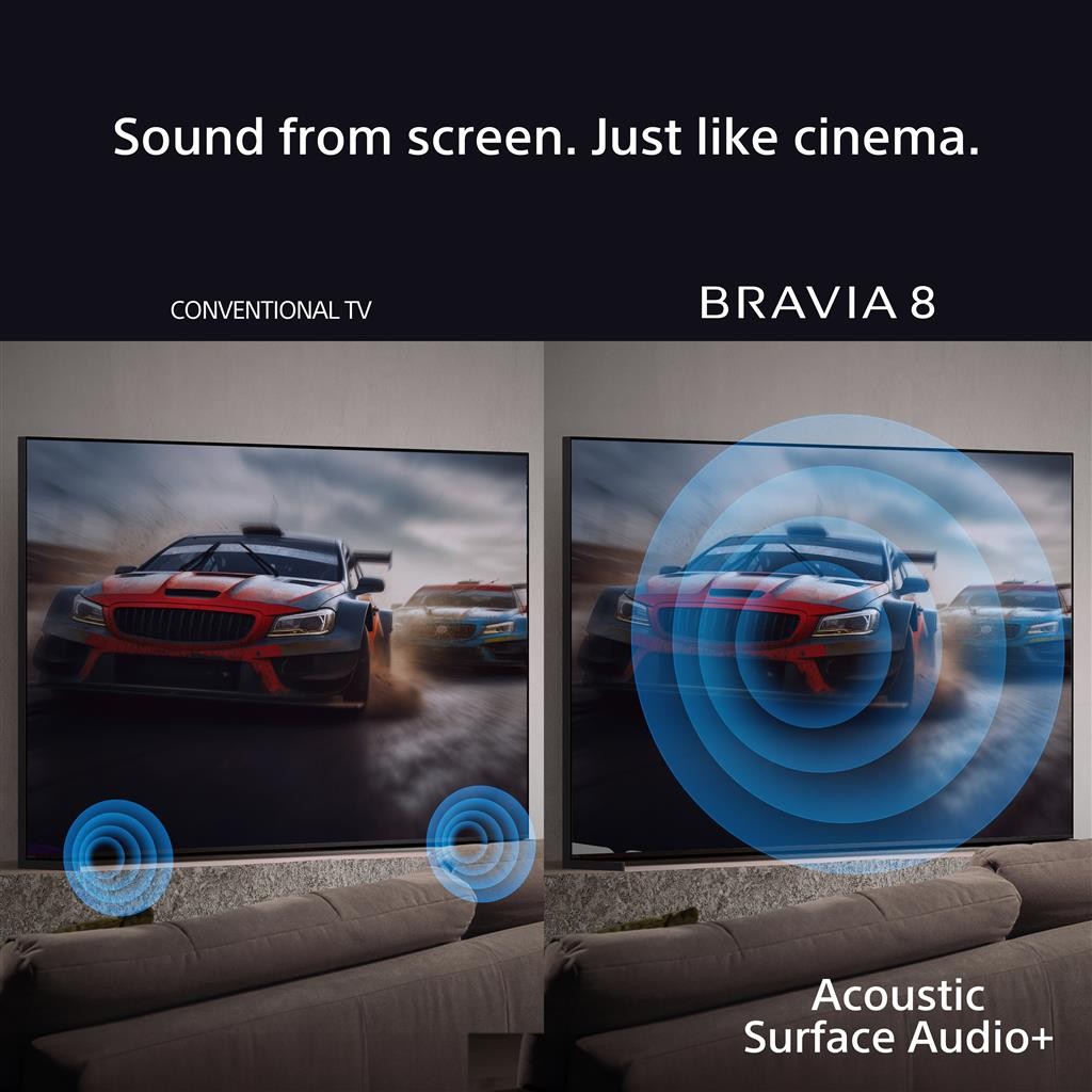Televizor Sony BRAVIA 8 Series, 55", OLED 4K HDR, Google TV, i zi
