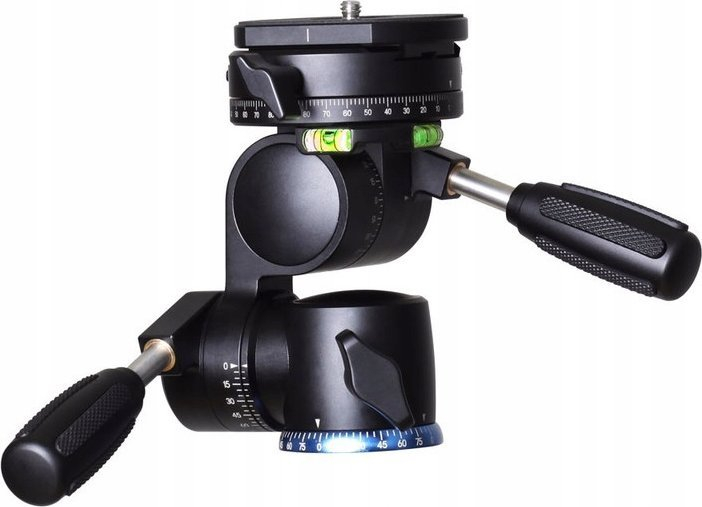 Kokë tripod Sirui FD-01 Four Way Head, video, 3/8", e zezë