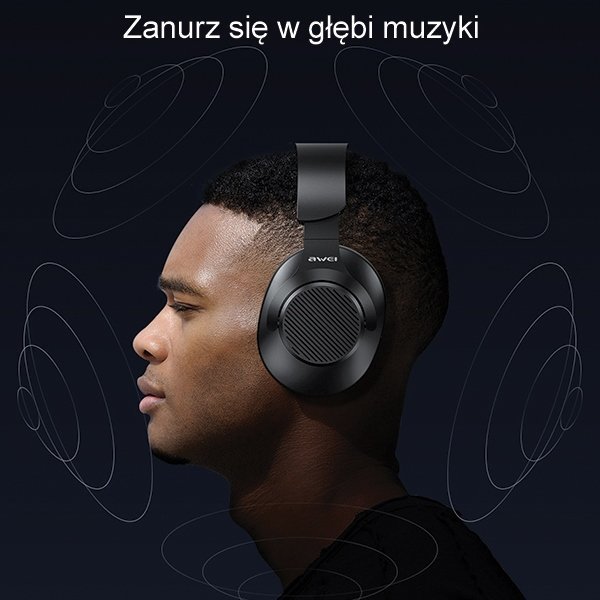 Kufje over ear Awei A997BL, Bluetooth 5.1, 15 orë bateri, të zeza