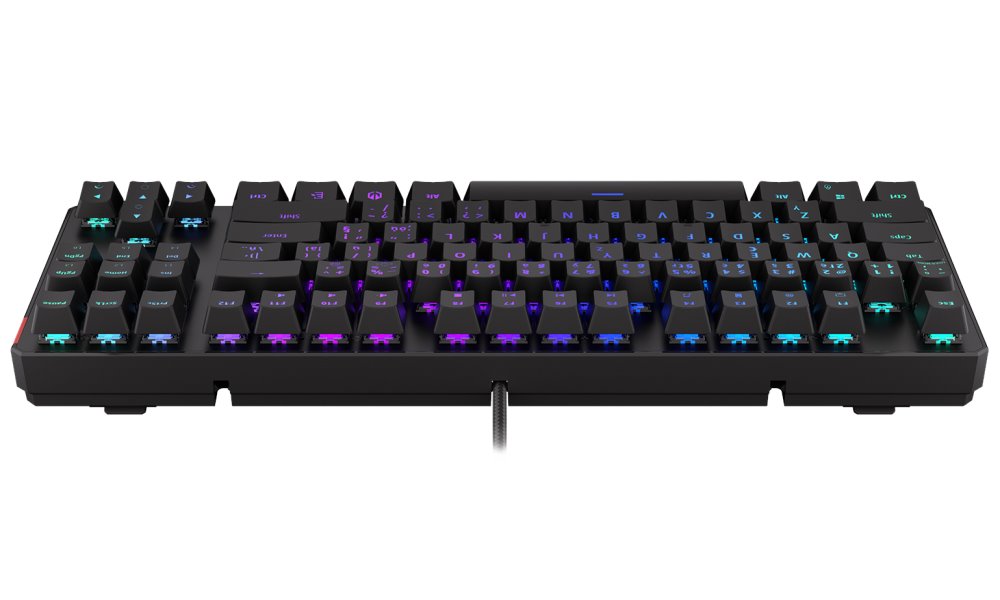 Tastierë Endorfy Thock TKL, Kailh Brown RGB, USB, e zezë