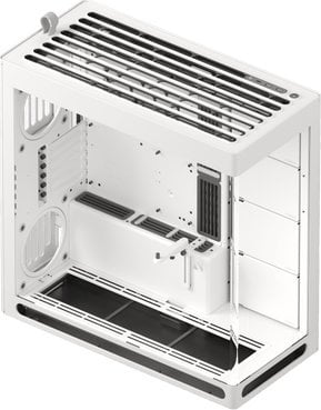 Kutia PC HAVN HS420, mid tower, xham i temperuar, e bardhë