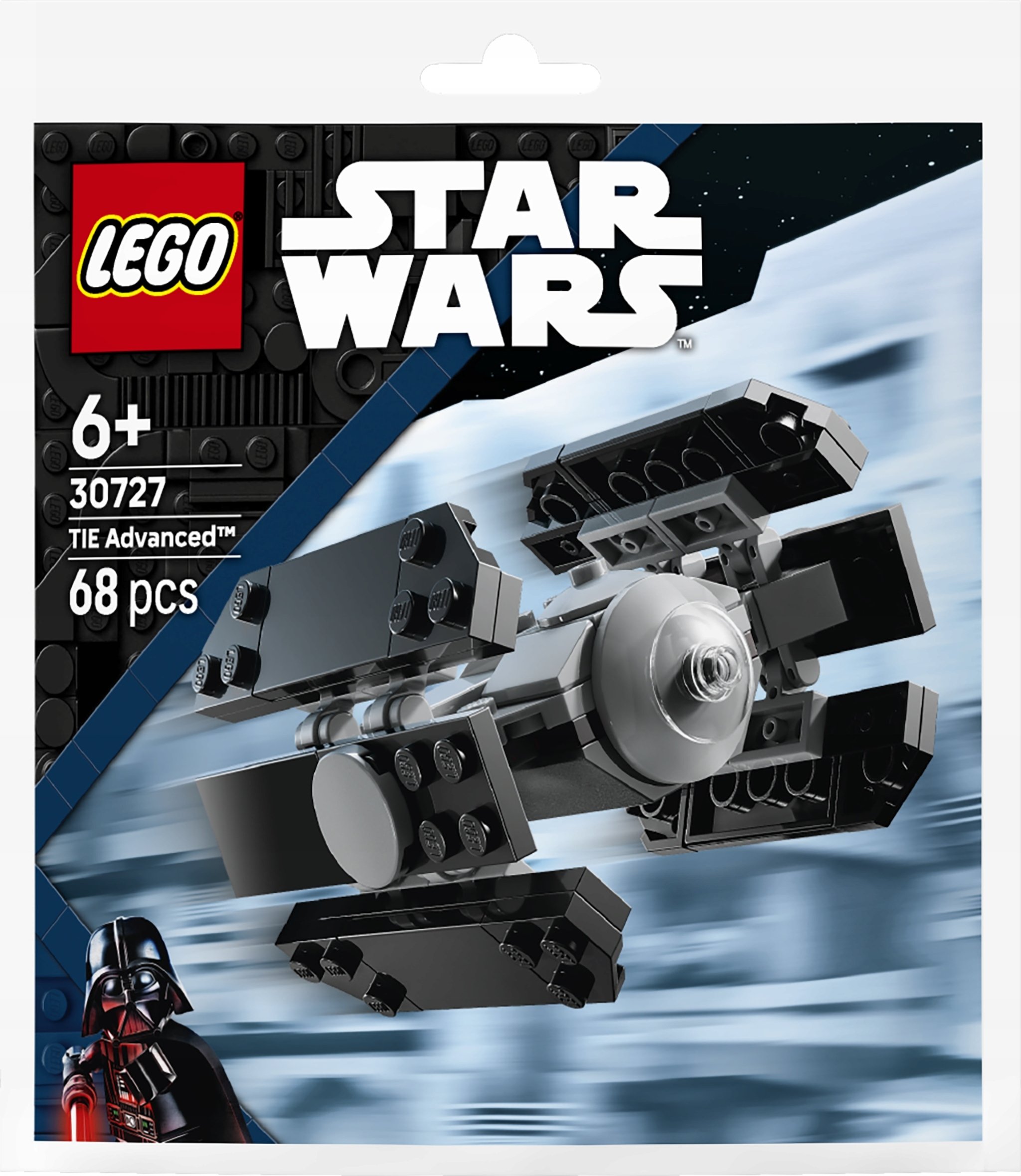 Set LEGO Star Wars 30727 TIE Advanced Mini-Build, model ndërtimi, për fëmijë, shumëngjyrësh
