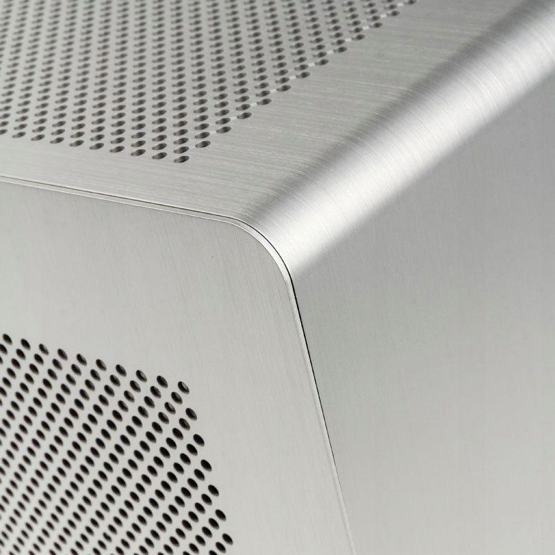 Kasë DAN Cases A4-SFX V4 Mini-ITX, e argjendtë, Mini Tower