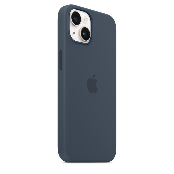 Apple iPhone 14 Silicone Case me MagSafe, Storm Blue