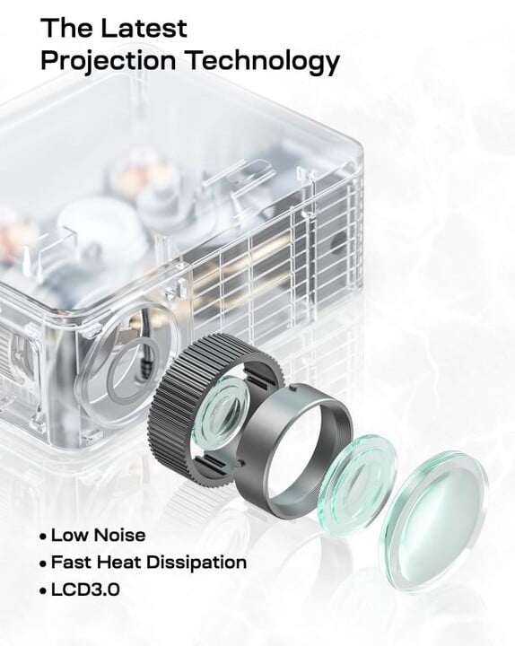 [OUTLET] Projektor Apeman LC500 Mini HD, i bardhë