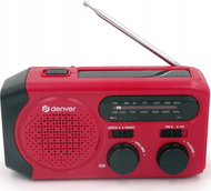 Radio emergjente Inter Sales SCR-2010, 2000mAh, power bank USB, e kuqe