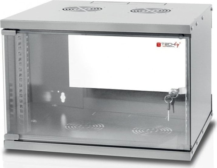 Kabinet rrjeti Techly TechlyPro ECO 19" 9U, 450mm, metalik, gri