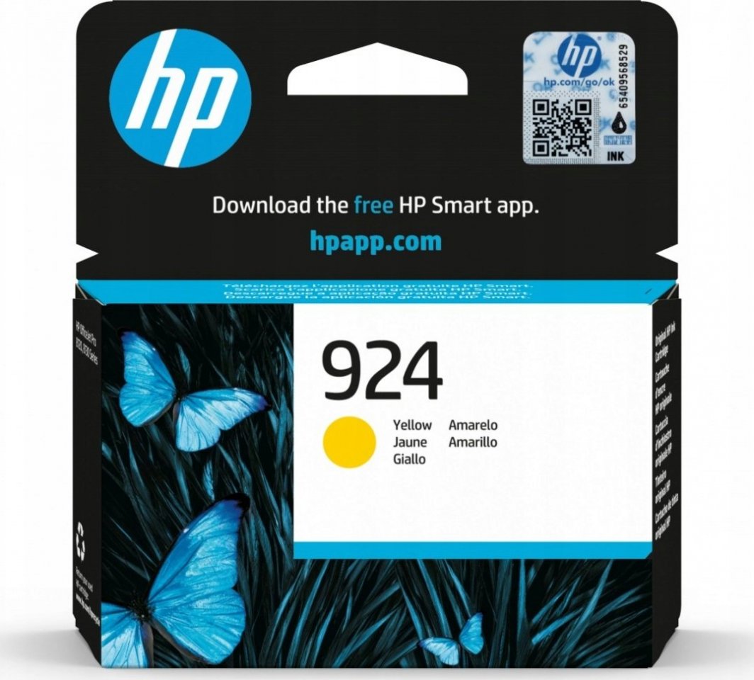 Ngjyrë printeri HP 924, e verdhë