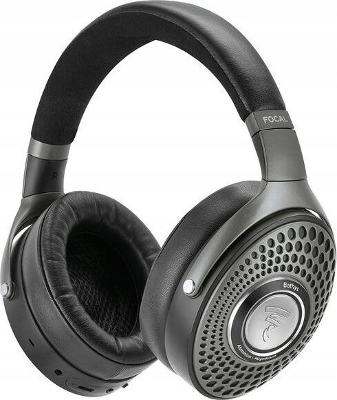 Kufje wireless Focal Bathys, Bluetooth USB DAC, ANC, të zeza argjendi