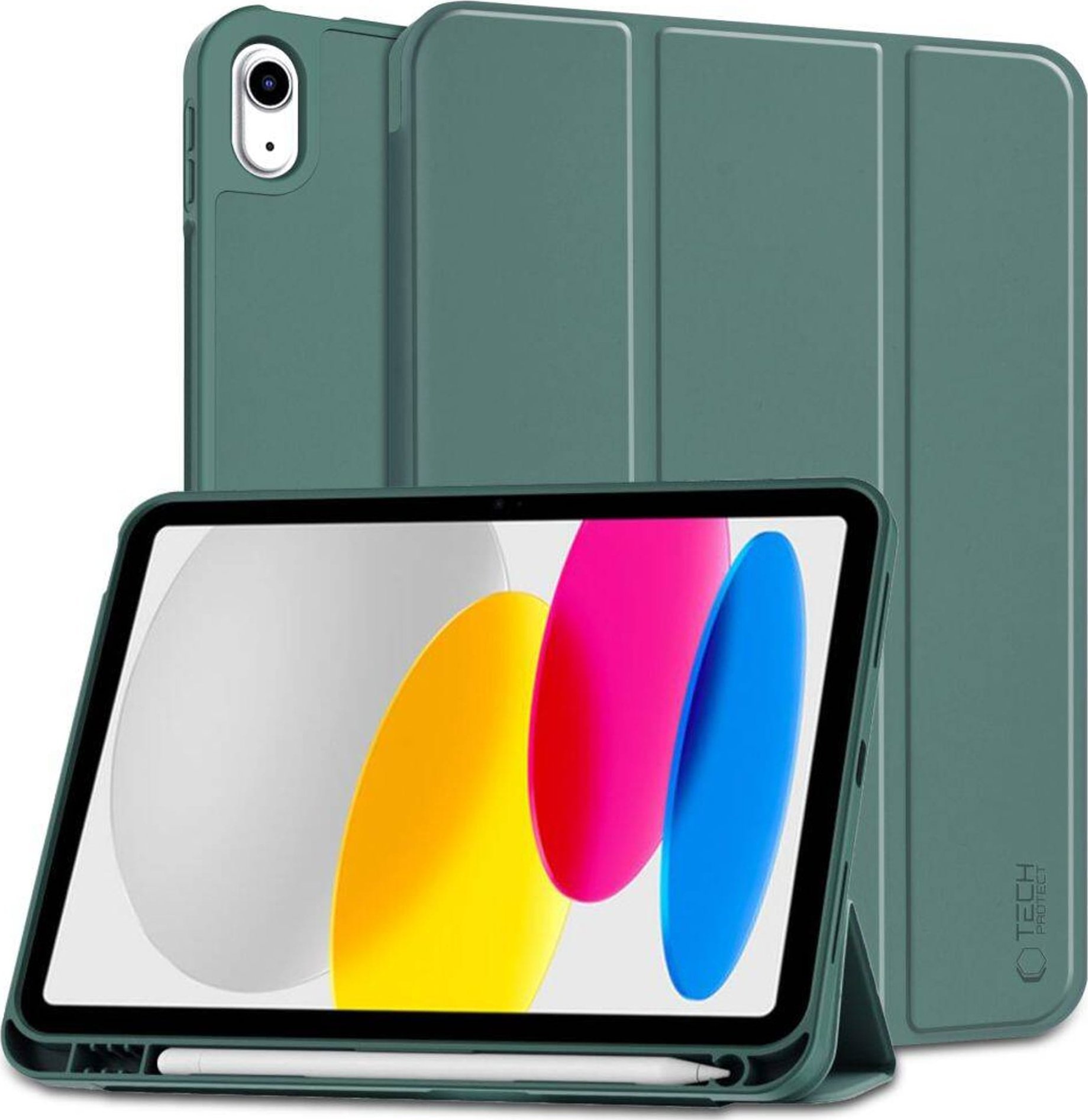 Mbulesë tablet Tech-Protect SC Pen për iPad 10.9" 2022, silikoni, gri