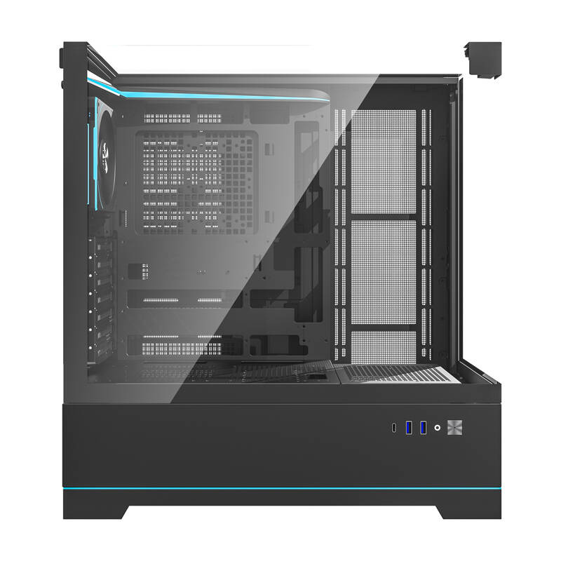 Kuti kompjuteri DarkFlash DY450, ATX, xham i temperuar, e zezë