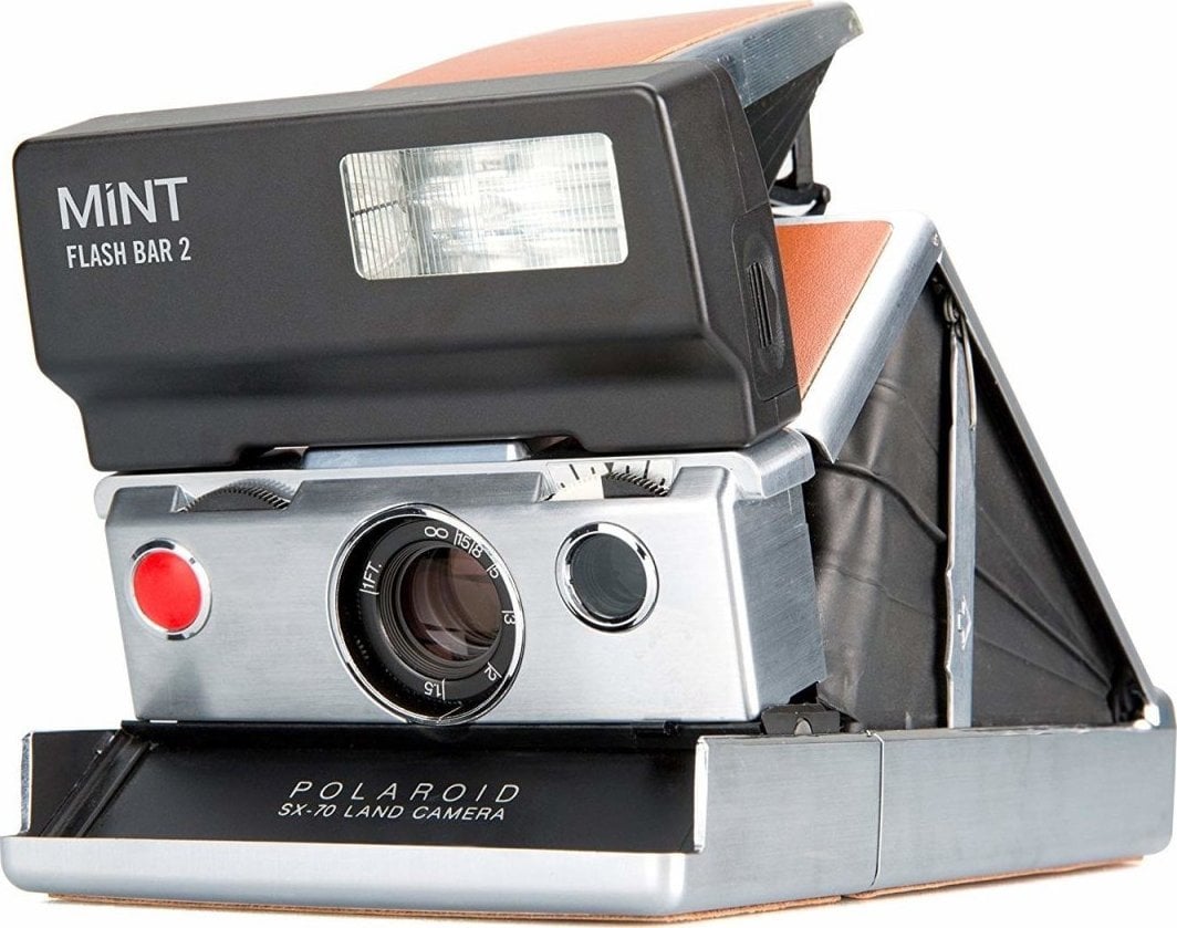 Blic për kamera Polaroid SX-70, Originals Mint Flashbar, llambë blice, e bardhë