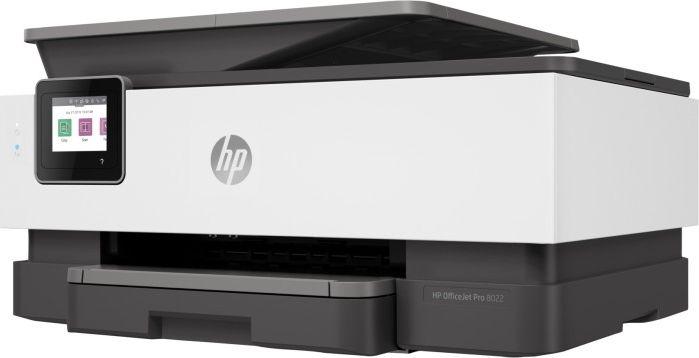 Printer HP OfficeJet Pro 8024 All-in-One, i bardhë / i hirtë