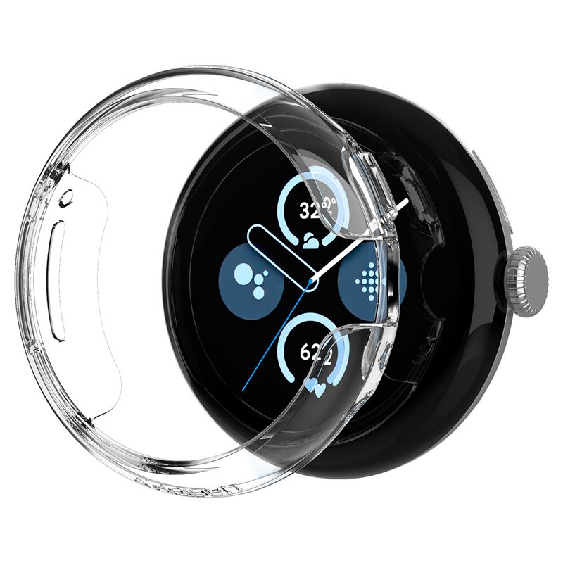 Mbrojtëse Spigen Thin Fit për Google Pixel Watch 3/2/1 (41mm), transparente