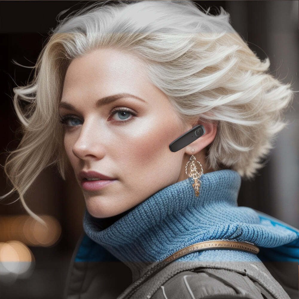 Kufje Bluetooth Tellur Vox 155, 9 orë bisedë, e zezë