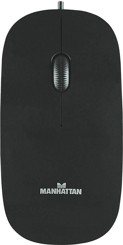 Maus Manhattan Silhouette, me kabllo, USB, i zi