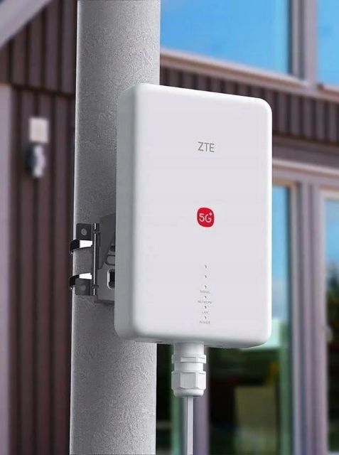Router ZTE G51F 5G ODU MC7510, Wi-Fi, gigabit, i bardhë