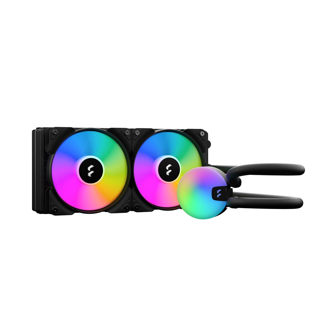 Ftohës me ujë Fractal Design Lumen S24 v2 RGB, 280mm, i zi