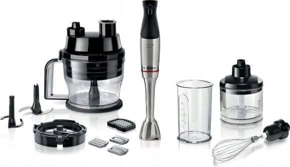 Blender dore Bosch ErgoMaster Series 6 MSM6M8X1, 1200W, set multifunksional, inox i argjendtë