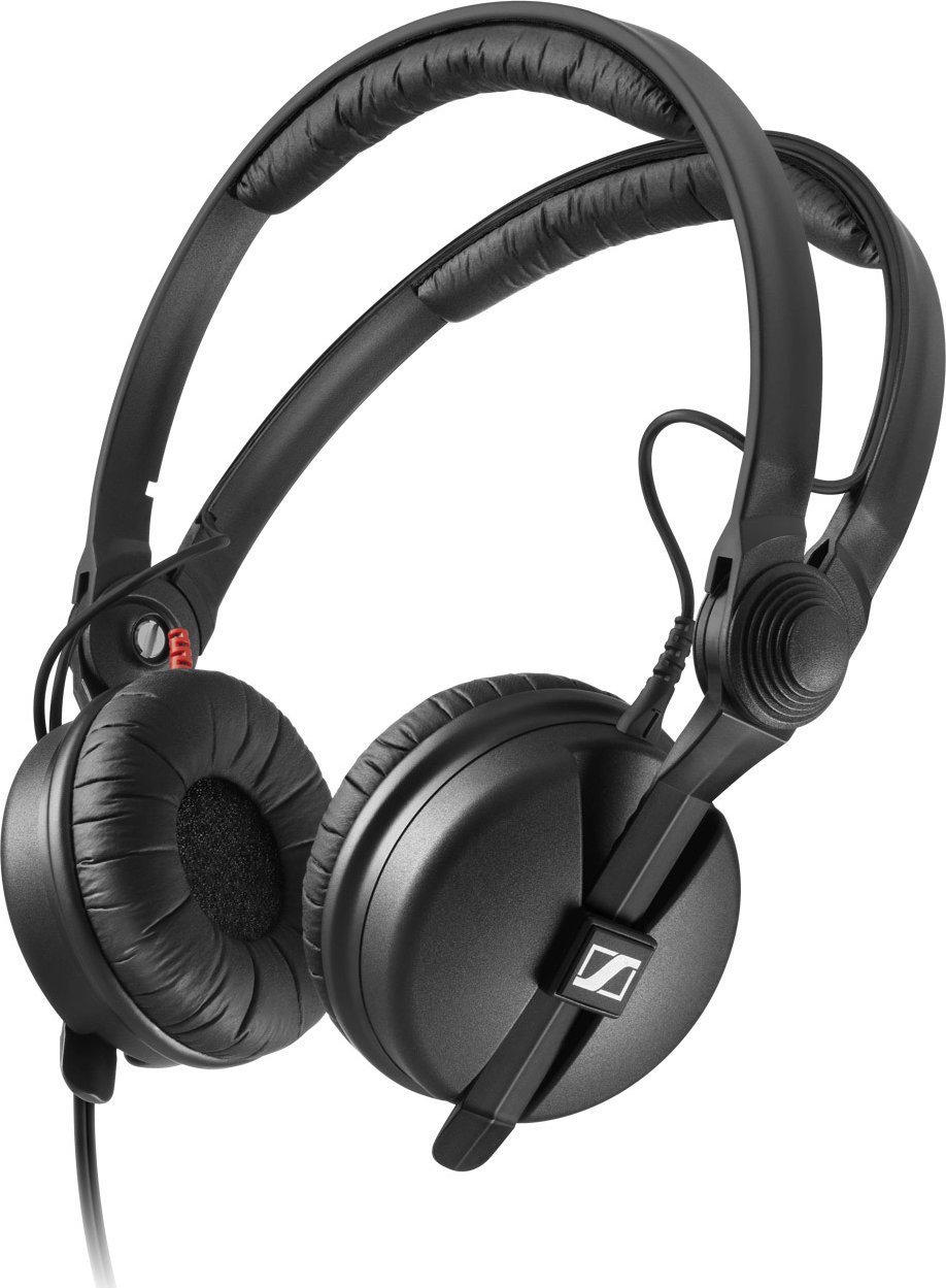 Kопчиња Sennheiser HD 25, преку уво, професионални, црни