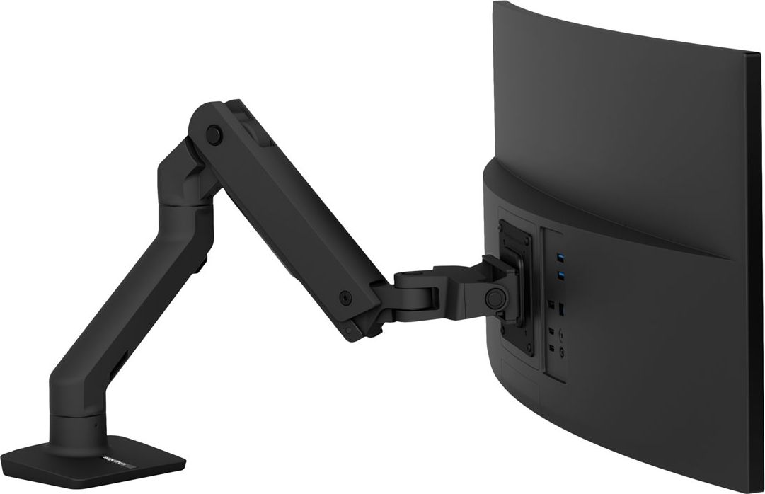 Krah monitori Ergotron HX Desk, deri 49", montim në tavolinë, i zi
