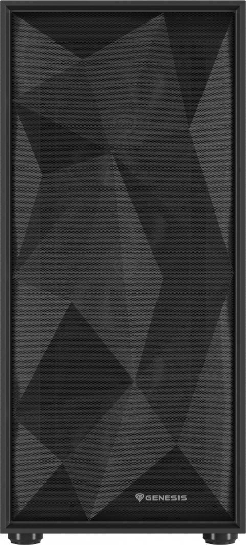 Kasë Genesis Diaxid 605F, e zezë, Midi Tower