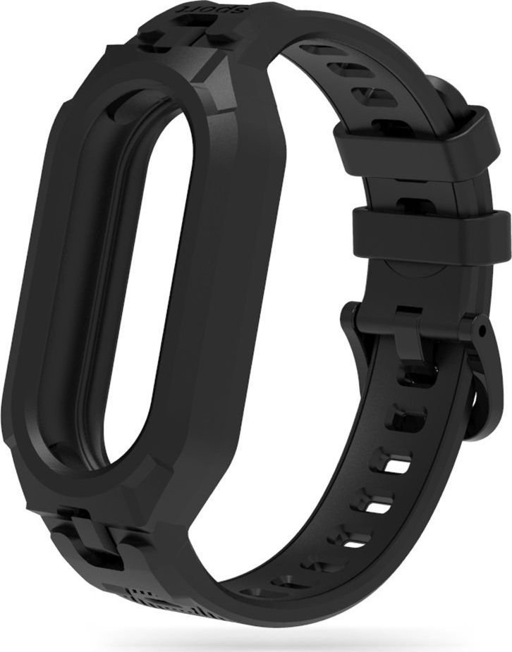 Rrip ore inteligjente Tech-Protect Armour për Xiaomi Smart Band 8 8 NFC, TPU, i zi