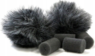 Mbrojtës ere për mikrofon lavalier Rycote 065502, palë, furry, gri
