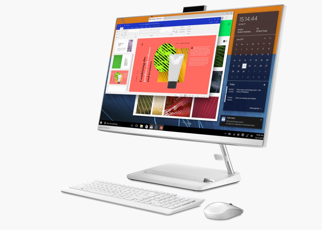 Kompjuter AIO Lenovo IdeaCentre 3 27ALC6, 27", AMD Ryzen 7 7730U, 16GB RAM, 512GB SSD, AMD Radeon Graphics, i bardhë