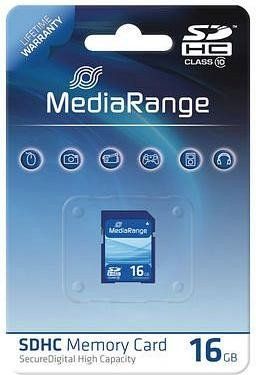 Kartë memorie SDHC MediaRange MR963, 16GB, Class 10