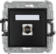 Prizë për antenë Karlik MINI type F (SAT) nickel-plated 12MGF-1