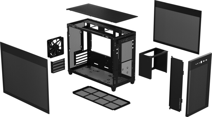 Kasë kompjuteri ASUS AP201 PRIME, e zezë