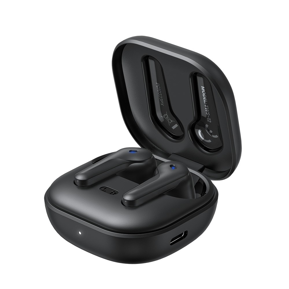 Kopчиња за уши Savio TWS-12, Bluetooth 5.3, ANC, црни