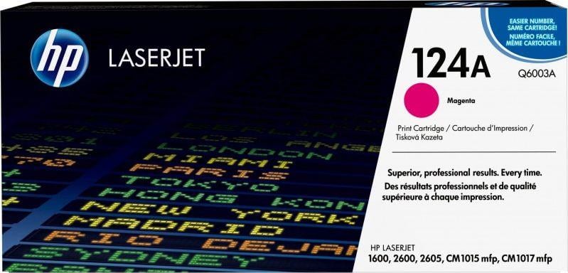 Toner për printer HP 124A, magenta