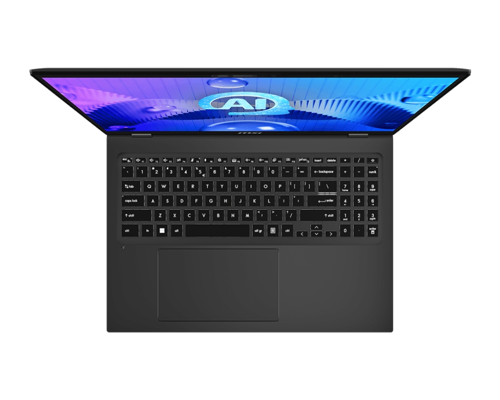 Laptop MSI Prestige 16 AI Studio, 16", 4K, Intel U9-185H, 32GB RAM, 1TB SSD, NVIDIA RTX 4070, i hirtë